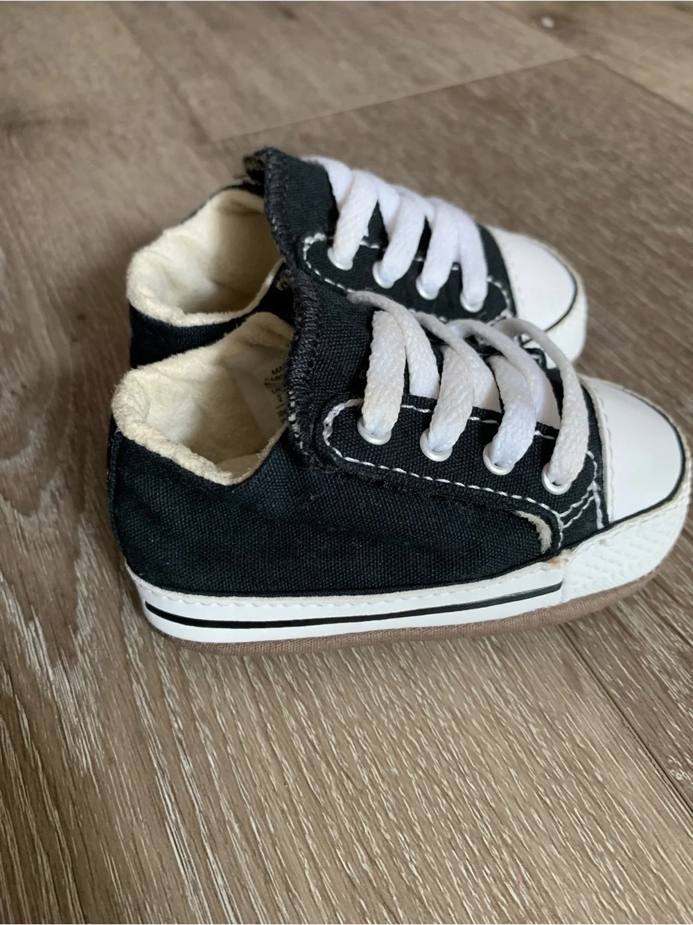 Converse All Stars Chuck Taylor Kids Infant Baby Toddler Size 2 Black